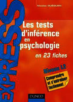 Couverture de l’ouvrage Les tests d'inférence en psychologie