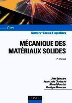 Cover of the book Mécanique des matériaux solides