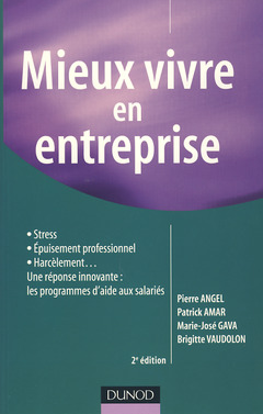 Cover of the book Mieux vivre en entreprise - 2e édition