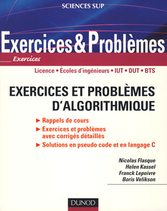 Couverture de l’ouvrage Exercices et problèmes d'algorithmique (Sciences Sup)