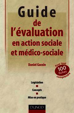 Couverture de l’ouvrage Guide de l'évaluation en action sociale et médico-sociale