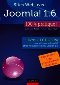 Couverture de l’ouvrage Sites Web avec JOOMLA! 1.6 100% pratique (avec CD-ROM)
