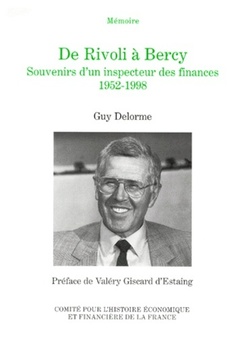 Couverture de l’ouvrage de rivoli à bercy, souvenirs d'un inspecteur des finances, 1952-1998