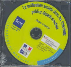 Cover of the book La tarification sociale dans les transports publics départementaux : données et analyses (Les données, transport et mobilité, version PC)