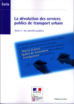 Cover of the book La dévolution des services publics de transport urbain