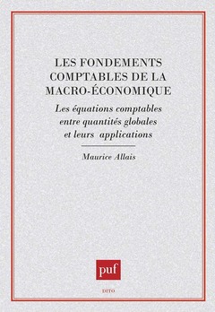 Couverture de l’ouvrage Les fondements comptables de la macro-économique
