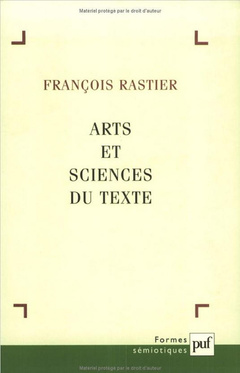Cover of the book Arts et sciences du texte