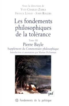 Cover of the book Les fondements philosophiques de la tolérance. Tome 3