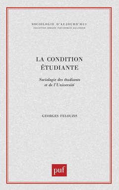 Cover of the book La condition étudiante