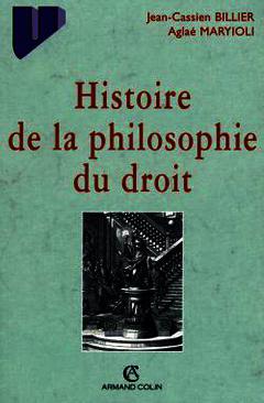 Cover of the book Histoire de la philosophie du droit