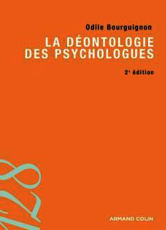 Couverture de l’ouvrage La déontologie des psychologues