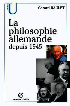 Couverture de l’ouvrage La philosophie allemande depuis 1945