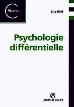 Couverture de l’ouvrage Psychologie différentielle
