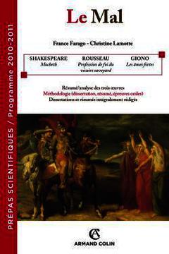 Cover of the book Le Mal - Prépas scientifiques - Programme 2010-2011