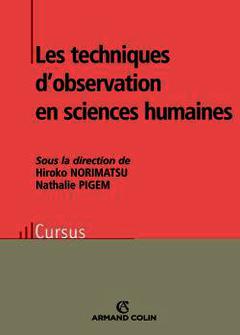 Cover of the book Les techniques d'observation en sciences humaines