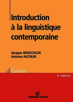 Couverture de l’ouvrage Introduction à la linguistique contemporaine