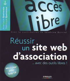 Cover of the book Réussir un site web d'association avec des outils libres!