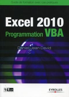 Couverture de l’ouvrage Excel 2010, programmation VBA
