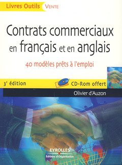 Couverture de l’ouvrage Contrats commerciaux en français et en anglais