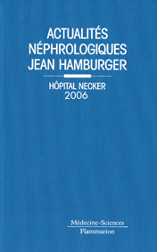 Couverture de l'ouvrage Actualités néphrologiques de l'Hôpital Necker 2006