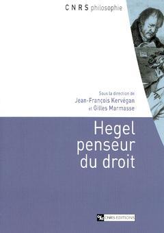 Couverture de l’ouvrage Hegel penseur du droit