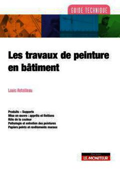 Cover of the book Les travaux de peinture en bâtiment
