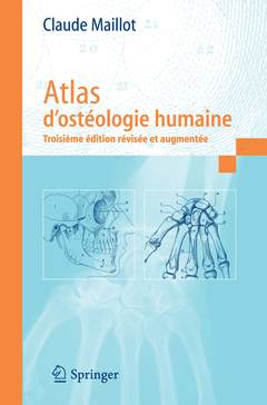 Couverture de l’ouvrage Atlas d'ostéologie humaine