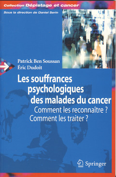 Cover of the book Les souffrances psychologiques des malades du cancer