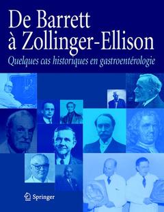Couverture de l’ouvrage De Barrett à Zollinger-Ellisson