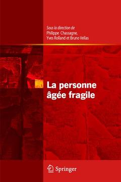 Cover of the book La personne âgée fragile