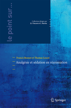 Cover of the book Analgésie et sédation en réanimation