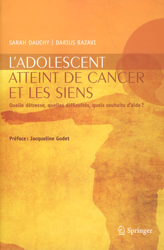 Couverture de l’ouvrage L'adolescent atteint de cancer et les siens