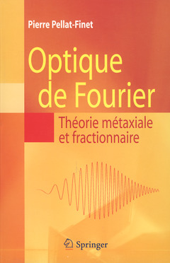 Couverture de l’ouvrage Optique de Fourier