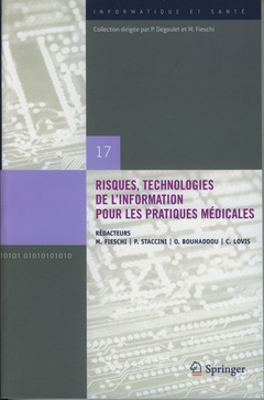 Couverture de l’ouvrage Risques, technologies de l'information pour les pratiques médicales