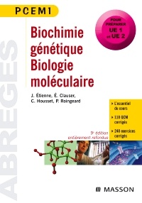 Couverture de l’ouvrage Biochimie génétique, biologie moléculaire PCEM 1