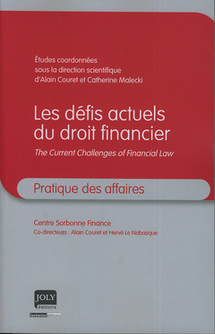Cover of the book les défis actuels du droit financier