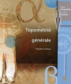 Couverture de l'ouvrage Topométrie générale