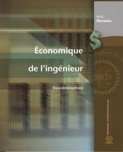 Couverture de l’ouvrage Economique de l'ingénieur