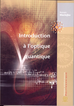 Couverture de l’ouvrage Introduction à l'optique quantique