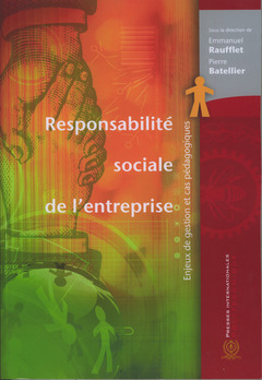 Cover of the book Responsabilité sociale de l'entreprise