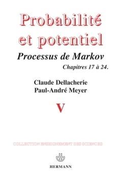 Couverture de l’ouvrage Probabilités et potentiel, Volume 5