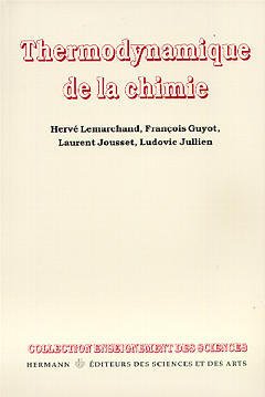 Cover of the book Thermodynamique de la chimie