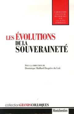 Cover of the book les évolutions de la souveraineté