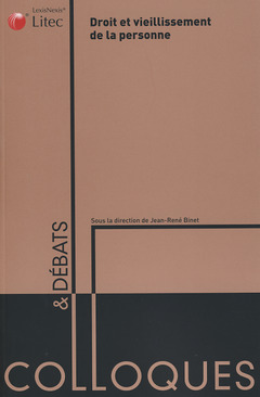 Cover of the book droit et vieillissement de la personne