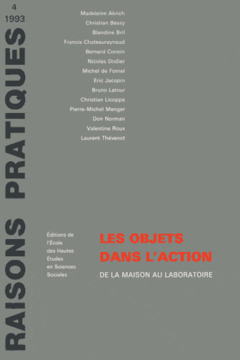 Cover of the book Les objets dans l´action De la maison au laboratoire