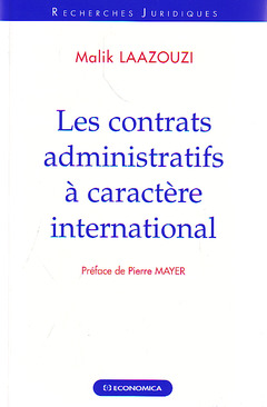 Couverture de l’ouvrage Les contrats administratifs à caractère international