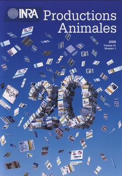 Couverture de l’ouvrage 20 ans de recherches en productions animales à l'INRA (Productions animales 2008, vol. 21, n° 1. Numéro spécial anniversaire)