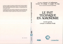 Cover of the book Le fait technique en agronomie