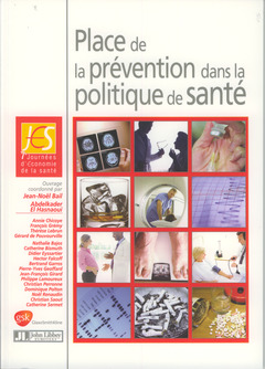 Couverture de l’ouvrage Place de la prévention dans la politique de santé