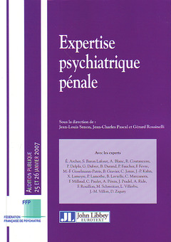 Couverture de l’ouvrage Expertise psychiatrique pénale